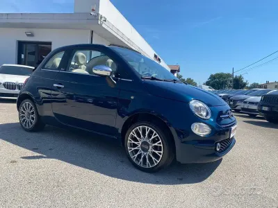 Usata Fiat 500C Mirror 69 CV (50 kW) 2017 Bluazzurro Cabrio