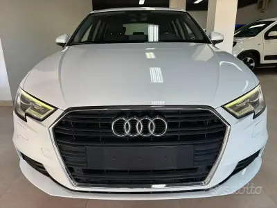 Usata Audi A3 Sport 116 CV (85 kW) 2019 Bianco Berlina