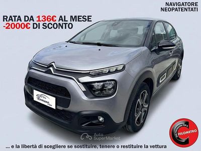 Usata Citroën C3 PureTech 83 CV (61 kW) 2022 Grigio chiaro Utilitaria