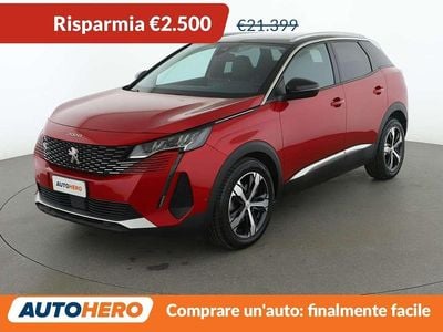 Usata Peugeot 3008 Allure 131 CV (96 kW) 2021 Rosso SUV