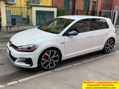 Usata VW Golf VII GTI 245 CV (180 kW) 2019 Bianco Berlina
