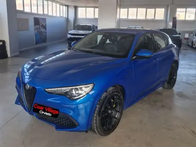 Usata Alfa Romeo Stelvio Veloce 209 CV (153 kW) 2021 Blu/azzurro SUV