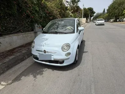 Usata Fiat 500 69 CV (50 kW) 2009 Blu Cabrio