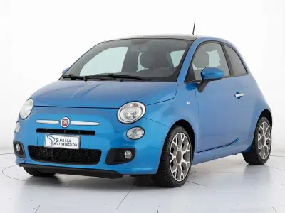 Usata Fiat 500 Lounge 105 CV (77 kW) 2014 Blu/azzurro Berlina