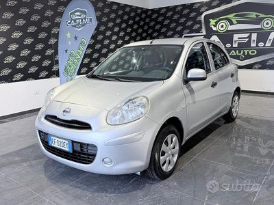 Usata Nissan Micra Visia 80 CV (58 kW) 2011 Grigio Utilitaria