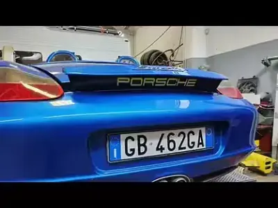 Usata Porsche Boxster 228 CV (167 kW) 2004 Blu Cabrio
