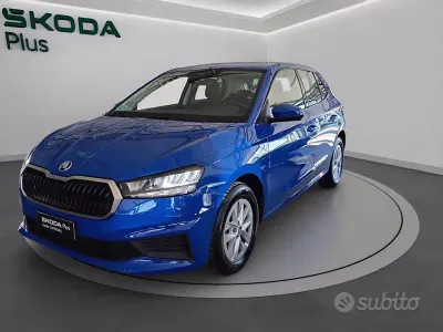 Usata Skoda Fabia Ambition 80 CV (58 kW) 2023 Blu mediterraneo met Utilitaria