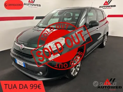 Usata Fiat 500L Living 120 CV (88 kW) 2014 Verde Monovolume