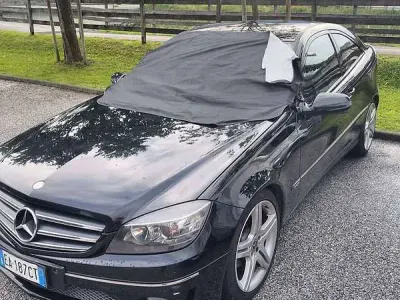 Usata Mercedes CLC220 150 CV (110 kW) 2010 Nero Utilitaria