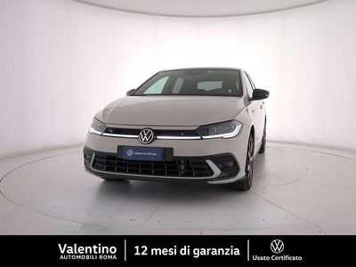 Usata VW Polo R-line 110 CV (80 kW) 2024 Grigio Utilitaria