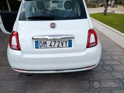 Usata Fiat 500 75 CV (55 kW) 2009 Bianco Utilitaria