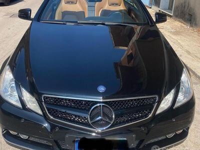 Usata Mercedes E200 2010 Nero Cabrio