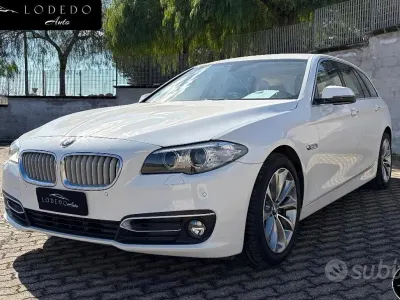 Usata BMW 525 Luxury Line 218 CV (160 kW) 2014 Bianco Station wagon