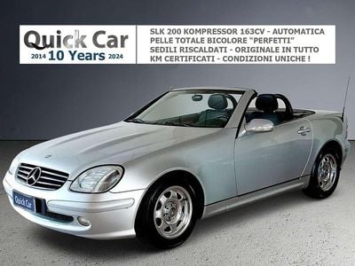 Usata Mercedes SLK200 163 CV (119 kW) 2001 Argento Cabrio