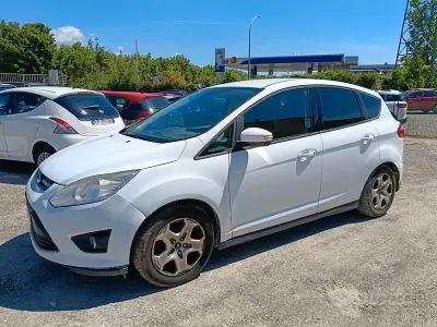 Usata Ford C-MAX Titanium 120 CV (88 kW) 2014 Bianco Monovolume
