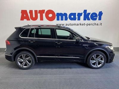 Usata VW Tiguan R-line 150 CV (110 kW) 2022 Nero SUV
