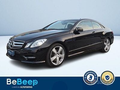 Usata Mercedes E220 169 CV (124 kW) 2014 Nero Coupé