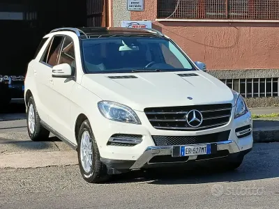 Usata Mercedes ML250 204 CV (150 kW) 2013 Bianco SUV
