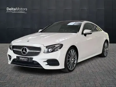 Usata Mercedes E220 Premium 194 CV (142 kW) 2018 Bianco Coupé
