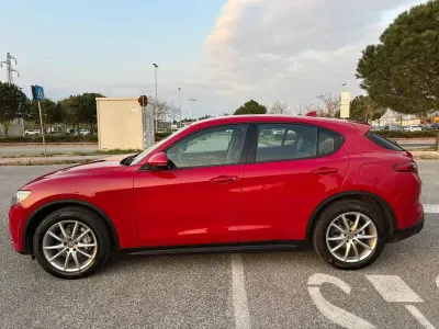 Brugt Alfa Romeo Stelvio Veloce 210 HK (154 kW) 2020 Rød SUV