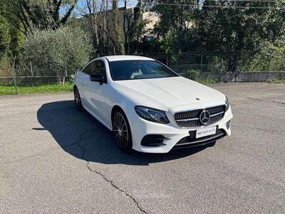 Usata Mercedes E220 Premium 194 CV (142 kW) 2018 Bianco Coupé
