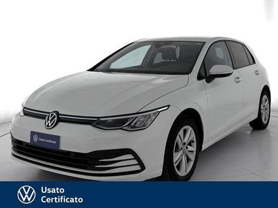 Usata VW Golf VII Life 130 CV (95 kW) 2020 Bianco