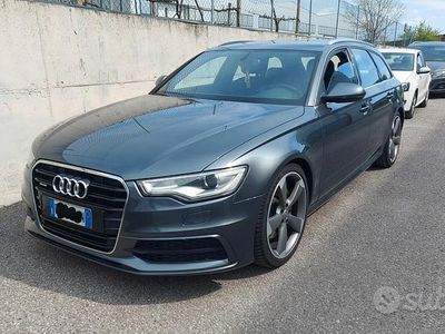 Usata Audi A6 S-Line 245 CV (180 kW) 2013 Grigio Station wagon