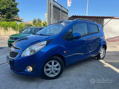 Usata Chevrolet Spark LS 81 CV (59 kW) 2011 Blu Utilitaria