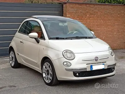 Usata Fiat 500 Lounge 95 CV (69 kW) 2011 Bianco Berlina