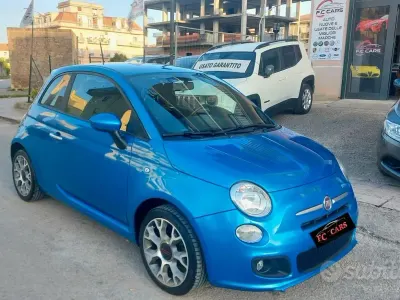 Begagnad Fiat 500 Sport 70 HK (51 kW) 2017 Blå Sedan