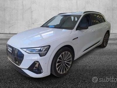Usata Audi e-tron S-Line 300 kW (408 CV) 2020 Bianco SUV