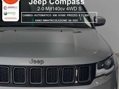 Usata Jeep Compass 140 CV (102 kW) 2020 Grigio SUV