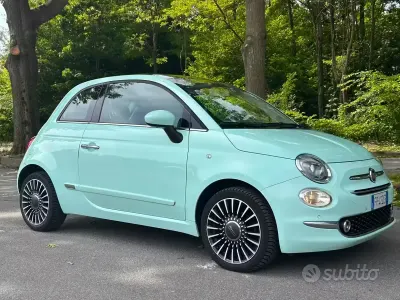 Usata Fiat 500 Lounge 69 CV (50 kW) 2018 Blu Berlina