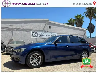 Usata BMW 318 Advantage 150 CV (110 kW) 2018 Blu/azzurro Station wagon