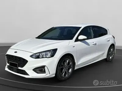 Usata Ford Focus ST-Line 120 CV (88 kW) 2021 Bianco Berlina