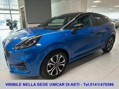 Usata Ford Puma ST-Line 125 CV (91 kW) 2020 Desert island blue metallizzato Coupé