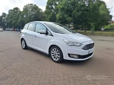 Usata Ford C-MAX Titanium 120 CV (88 kW) 2017 Bianco Monovolume