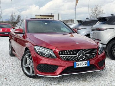 Usata Mercedes C220 Premium 170 CV (125 kW) 2014 Rosso Berlina