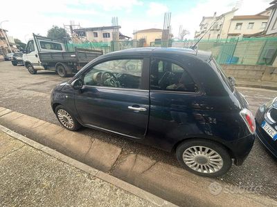 Usata Fiat 500 75 CV (55 kW) 2009 Blu Cabrio