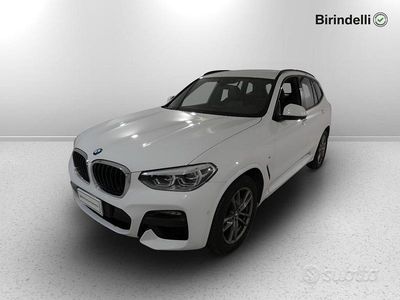 Usata BMW X3 M Sport 190 CV (139 kW) 2020 Alpin white pastello SUV