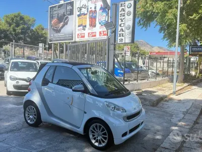 Begagnad Smart ForTwo Cabrio Pure 71 HK (52 kW) 2009 Vit Cab
