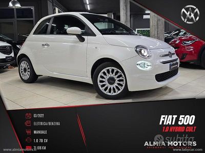 Usata Fiat 500 70 CV (51 kW) 2022 Bianco Berlina