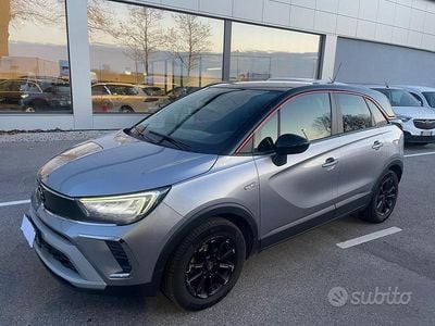 Usata Opel Crossland X GS Line 110 CV (80 kW) 2021 Grigio SUV
