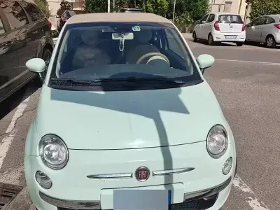 Usata Fiat 500 95 CV (69 kW) 2015 Rosso Cabrio