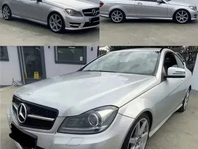 Usata Mercedes C220 170 CV (125 kW) 2012 Grigio Coupé