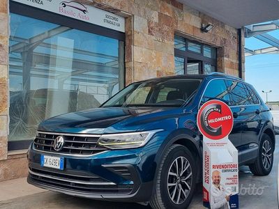 Usata VW Tiguan Life 150 CV (110 kW) 2022 Blu SUV