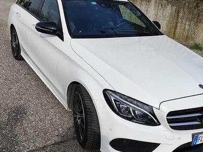Usata Mercedes 220 AMG line 170 CV (125 kW) 2017 Bianco Station wagon