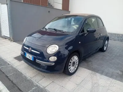 Usata Fiat 500C Lounge 69 CV (50 kW) 2011 Blu Cabrio