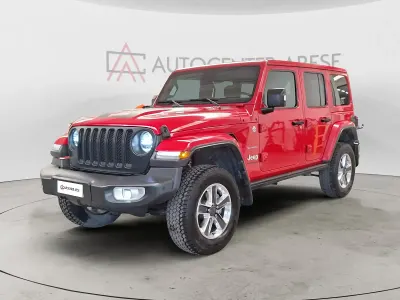 Usata Jeep Wrangler Unlimited Sahara 200 CV (147 kW) 2021 Rosso SUV