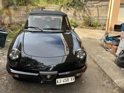 Usata Alfa Romeo Spider 106 CV (77 kW) 1996 Nero Cabrio